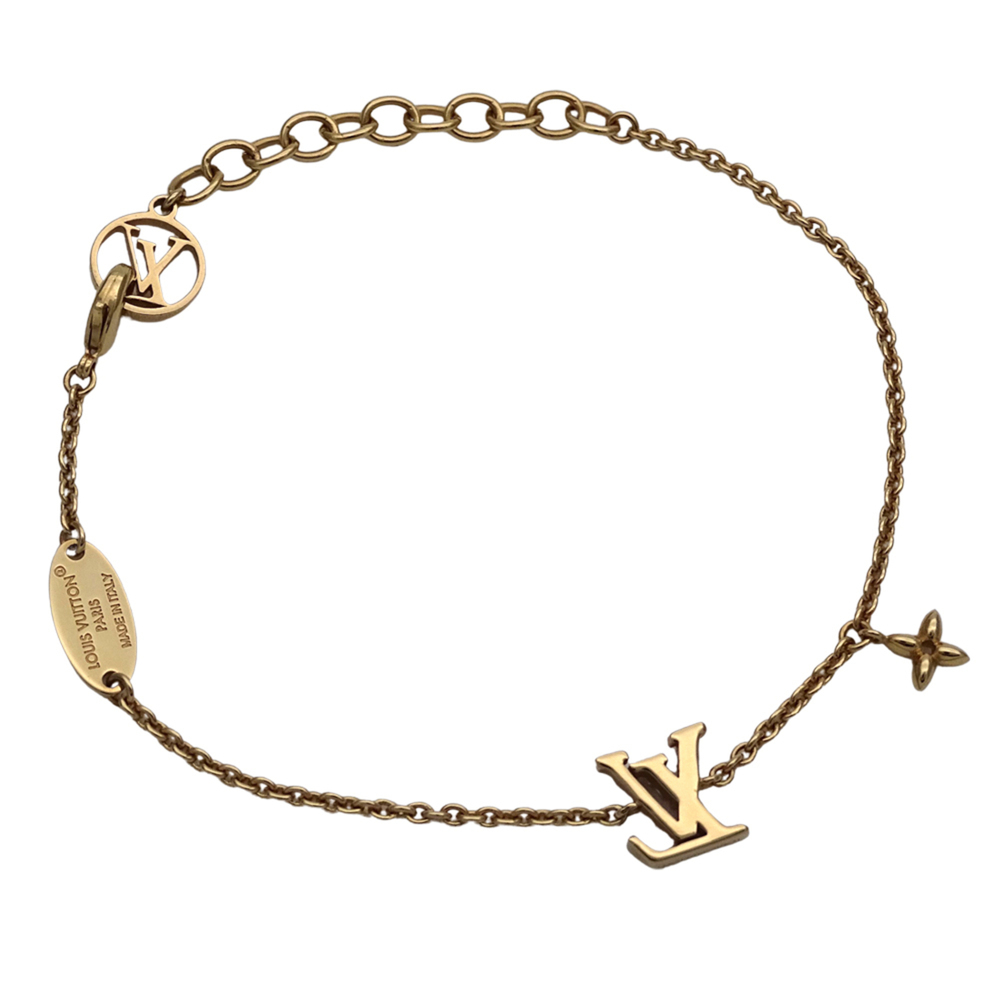 LOUIS VUITTON Gold Charm Bracelet - Picture 2 of 8